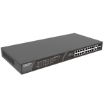 REY_RG-ES118S-LP - Switch Unmanaged, 100Mbps, 16 PoE+ 2 uplink Gigabit Combo, 120W max