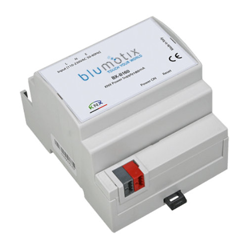 BLU_BX-B160 - Alimentatore KNX per blumotix - 160ma - box IP20 per barra din 4moduli